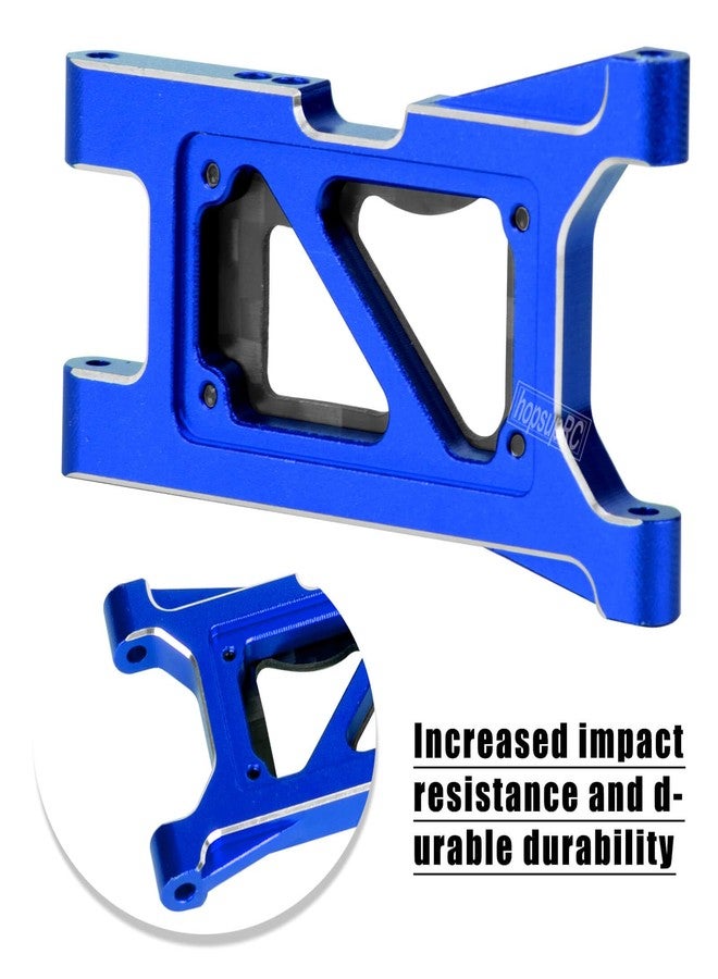hopsupRC RC Aluminum Front Rear Suspension Arms Upgrades Parts for 1/18 LaTrax Teton,Desert Prerunner,Suspension Arms Set Hops Up,Replace Parts 7630(Navy Blue) - Image 5